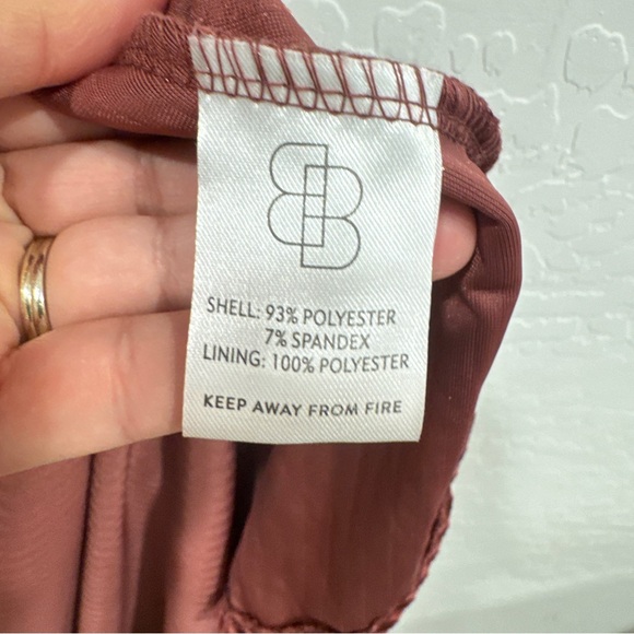 Baltic Born Andi Ribbed Midi Wrap Dress Womens XL Pink-Red Cocktail Party New - Picture 7 of 10